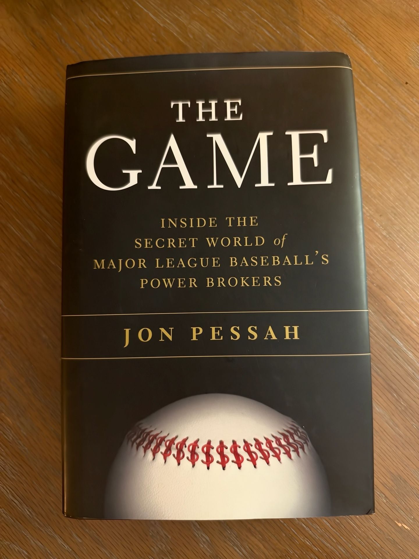 The Game Jon Pessah First Edition Hardcover 2015 MLB Baseball Power Brokers 2