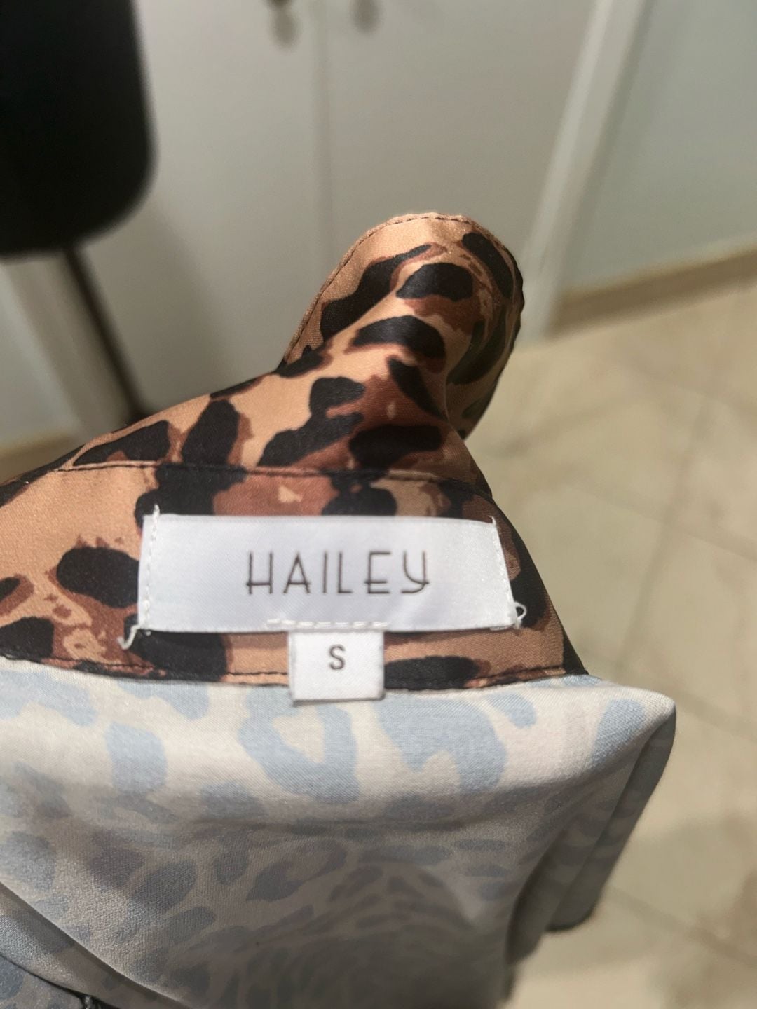 Leopard Print Satin Skirt and shirt 22