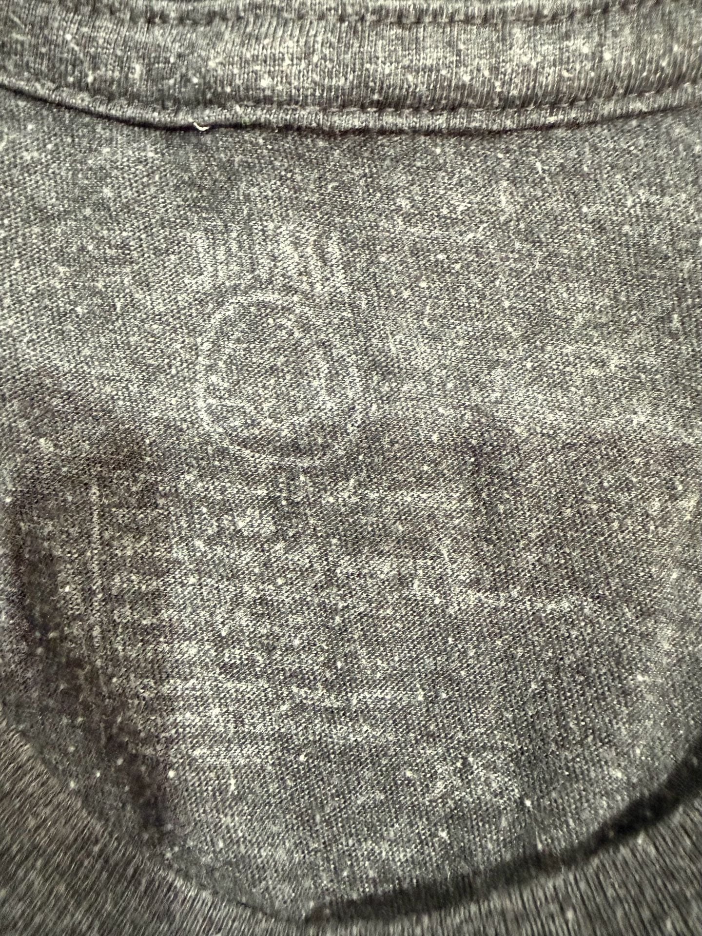 Nirvana Smiley Graphic Band T-Shirt Gray Short Sleeve 4