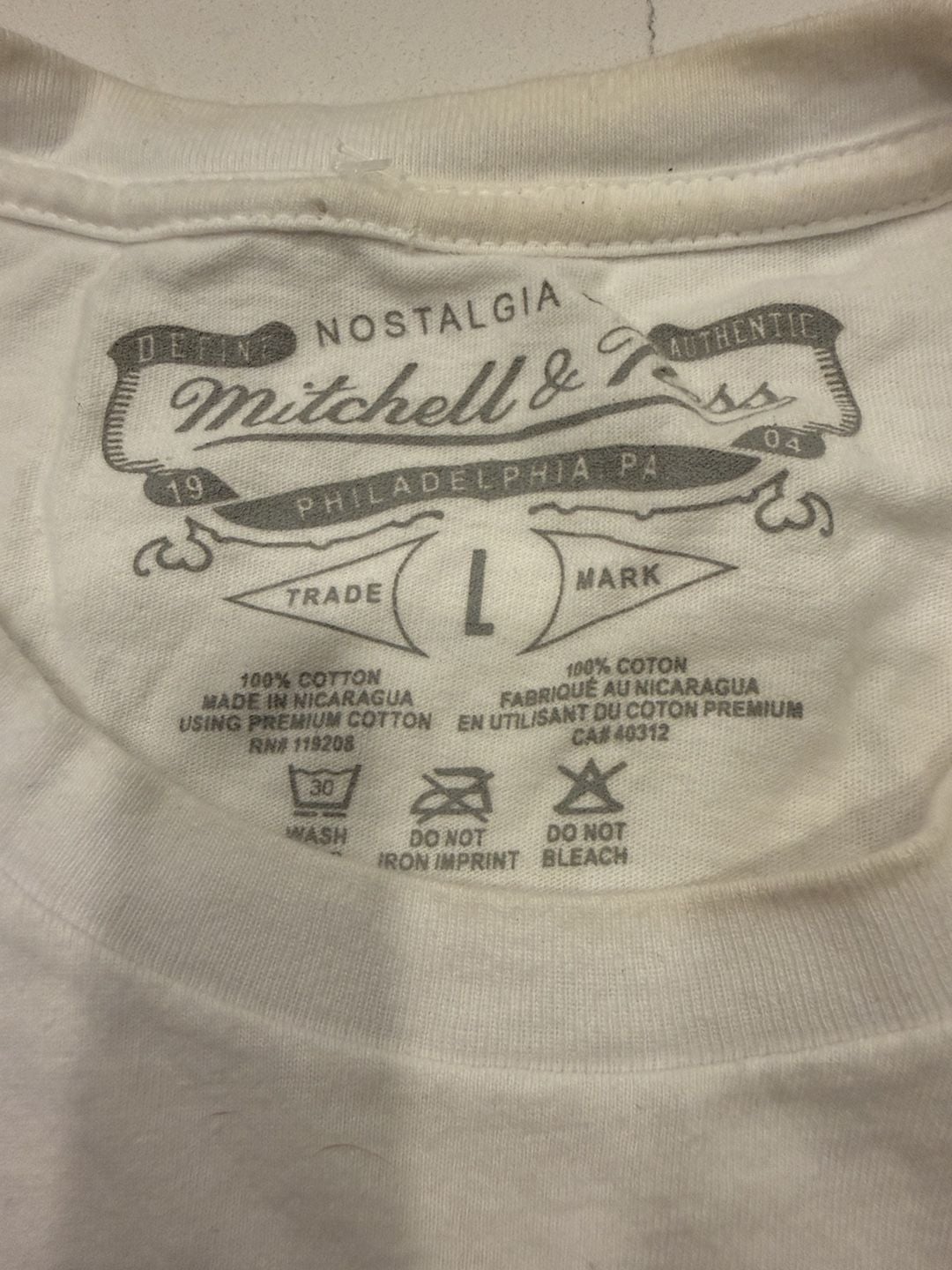 Mitchell & Ness San Antonio Spurs Los Spurs T-Shirt Size L 7