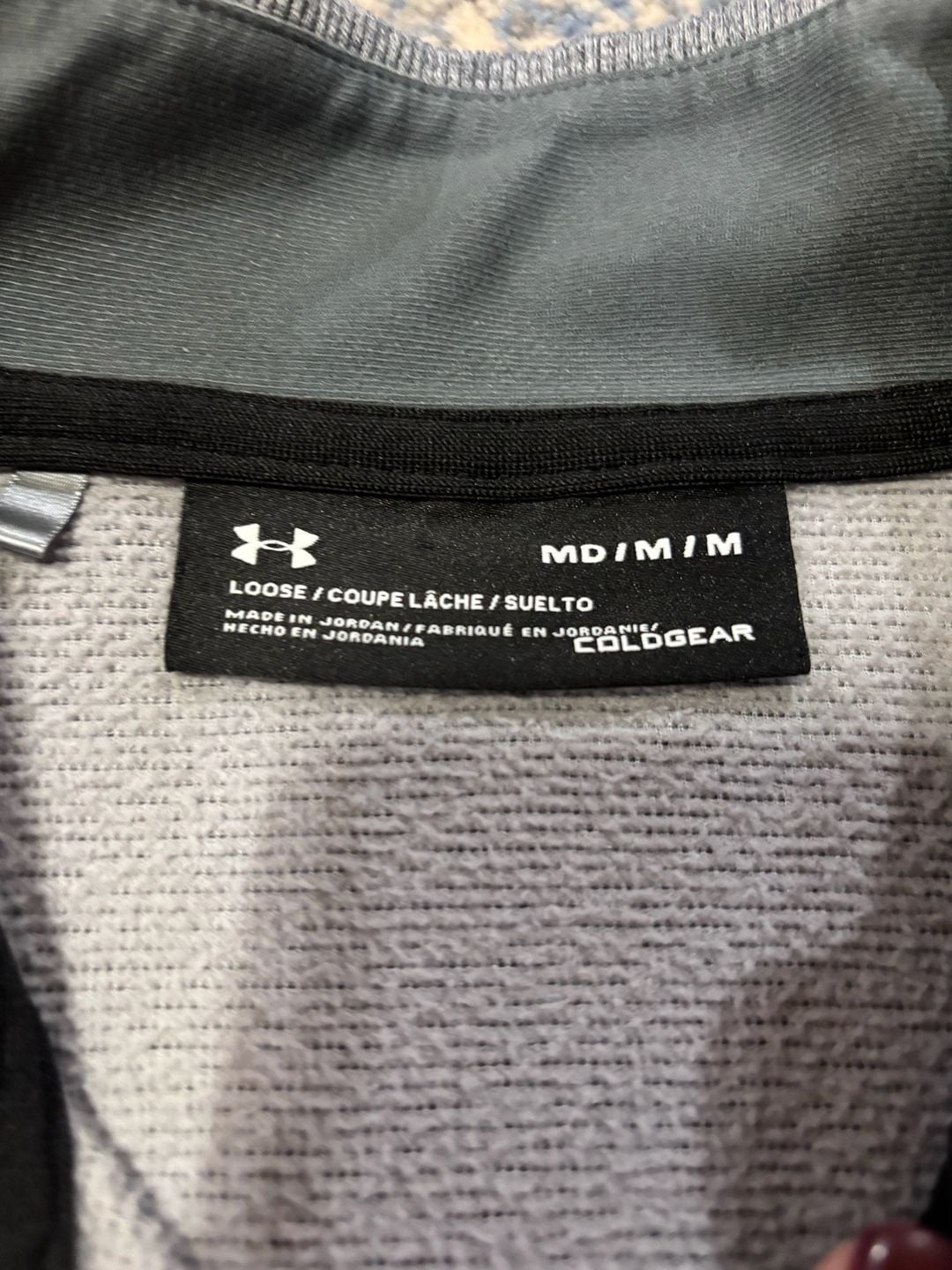 Under Armour 1/4 Zip Pullover Size M Gray Heathered 4