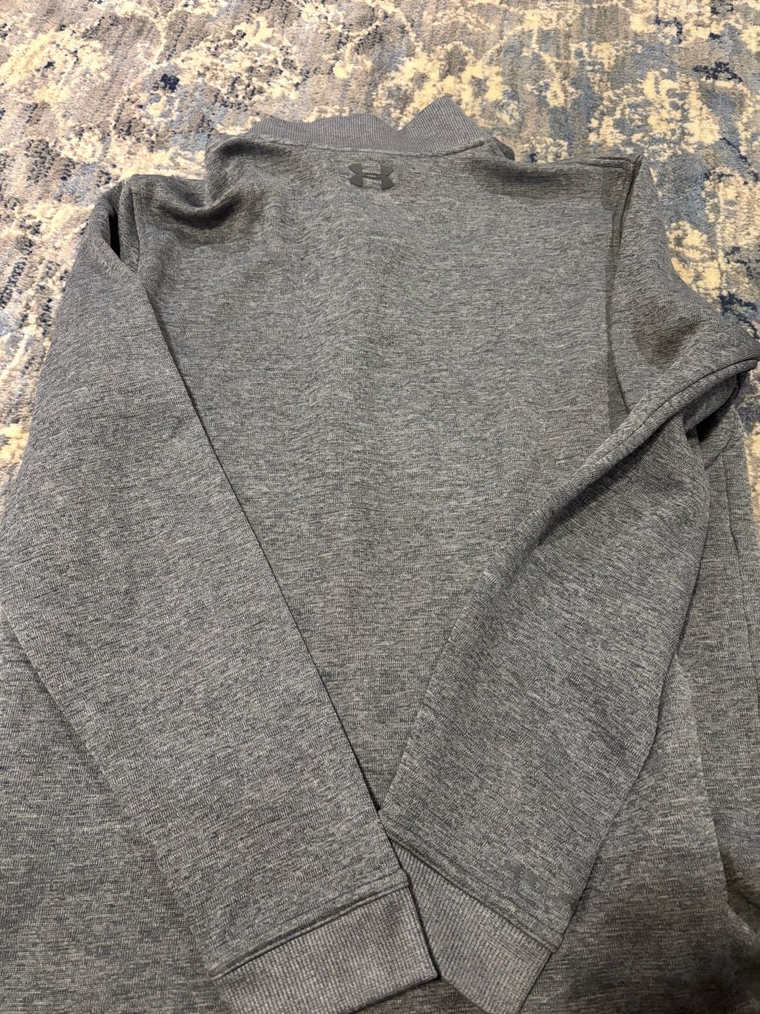 Under Armour 1/4 Zip Pullover Size M Gray Heathered 7