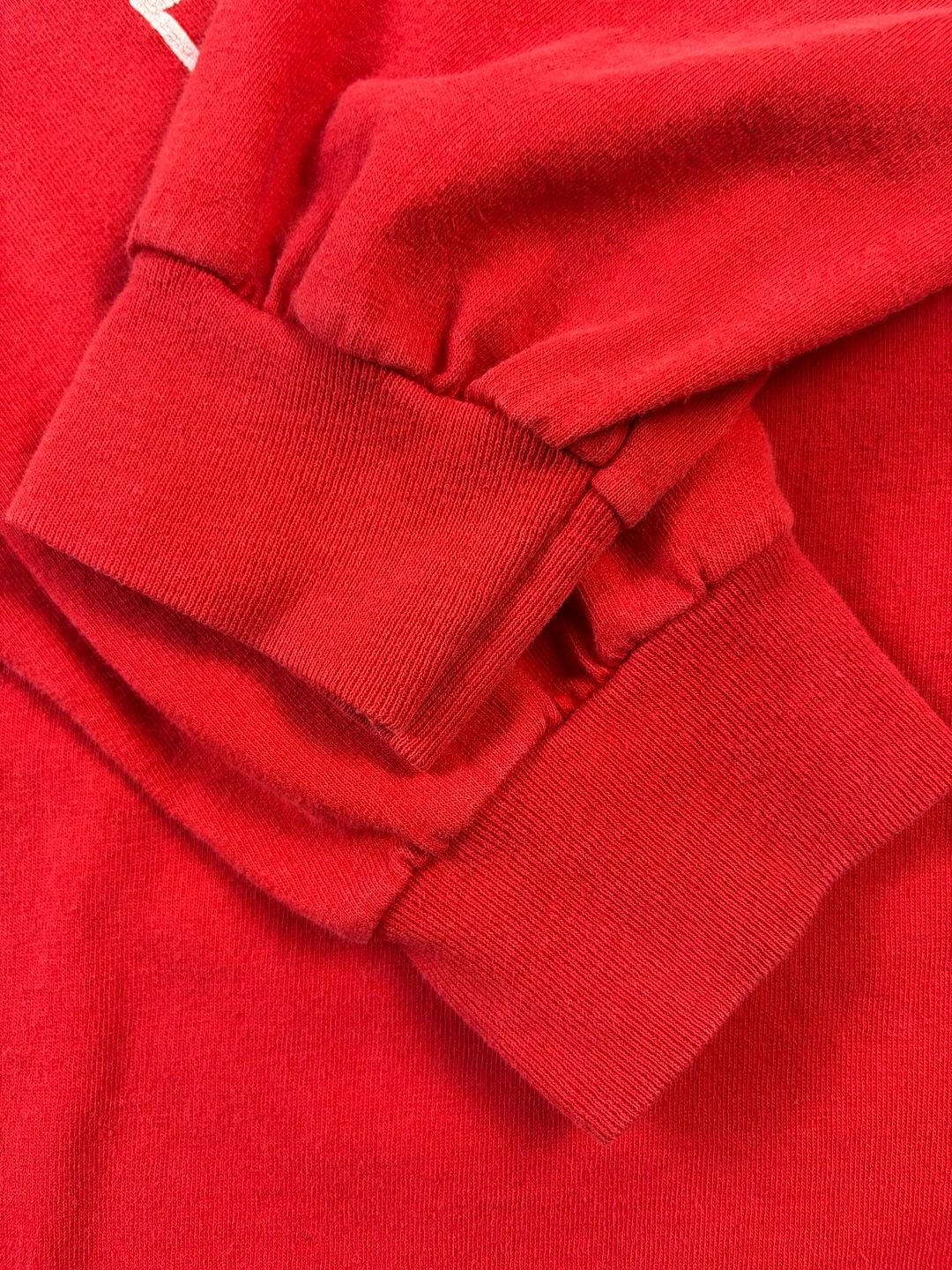 Maui Built Long Sleeve Shirt Red Graphic Logo Print Size XL (OF) *cracking 14
