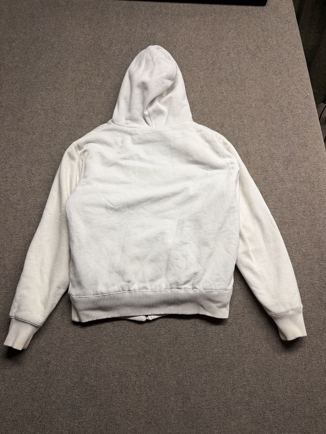 Fox Racing Sherpa Lined Zip Up Hoodie White Black 3