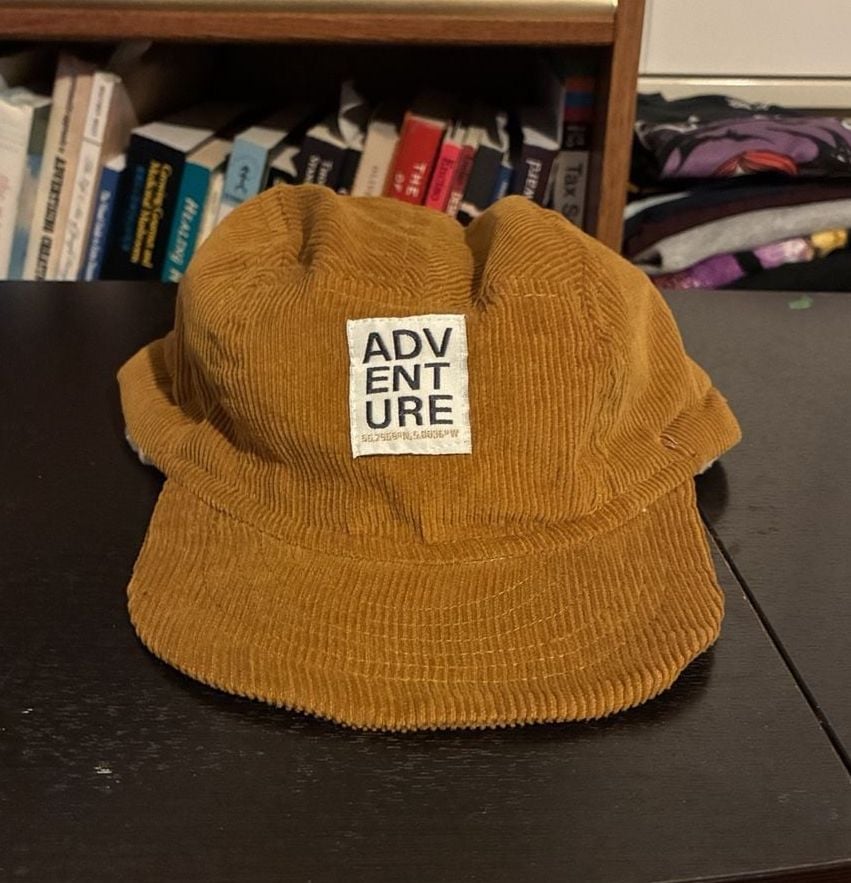 Fúdo Adventure Corduroy Sherpa Lined Hat Brown 2