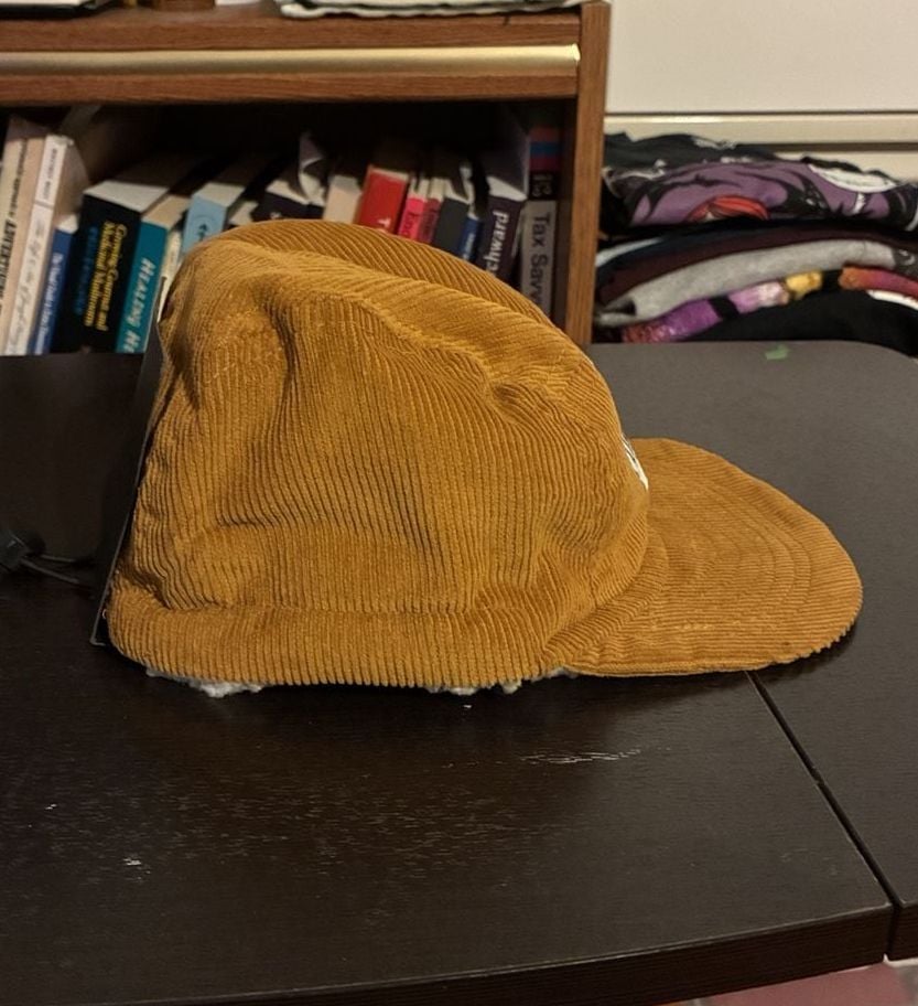 Fúdo Adventure Corduroy Sherpa Lined Hat Brown 3