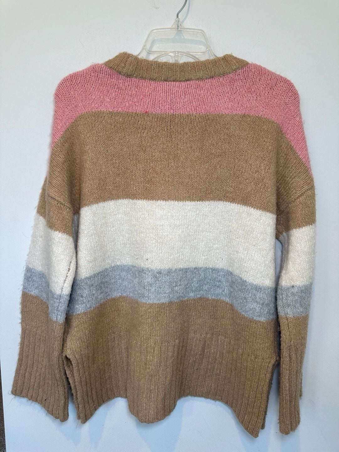 Topshop Colorblock Striped Crewneck Sweater Size US 4-6 UK S Multicolor 4
