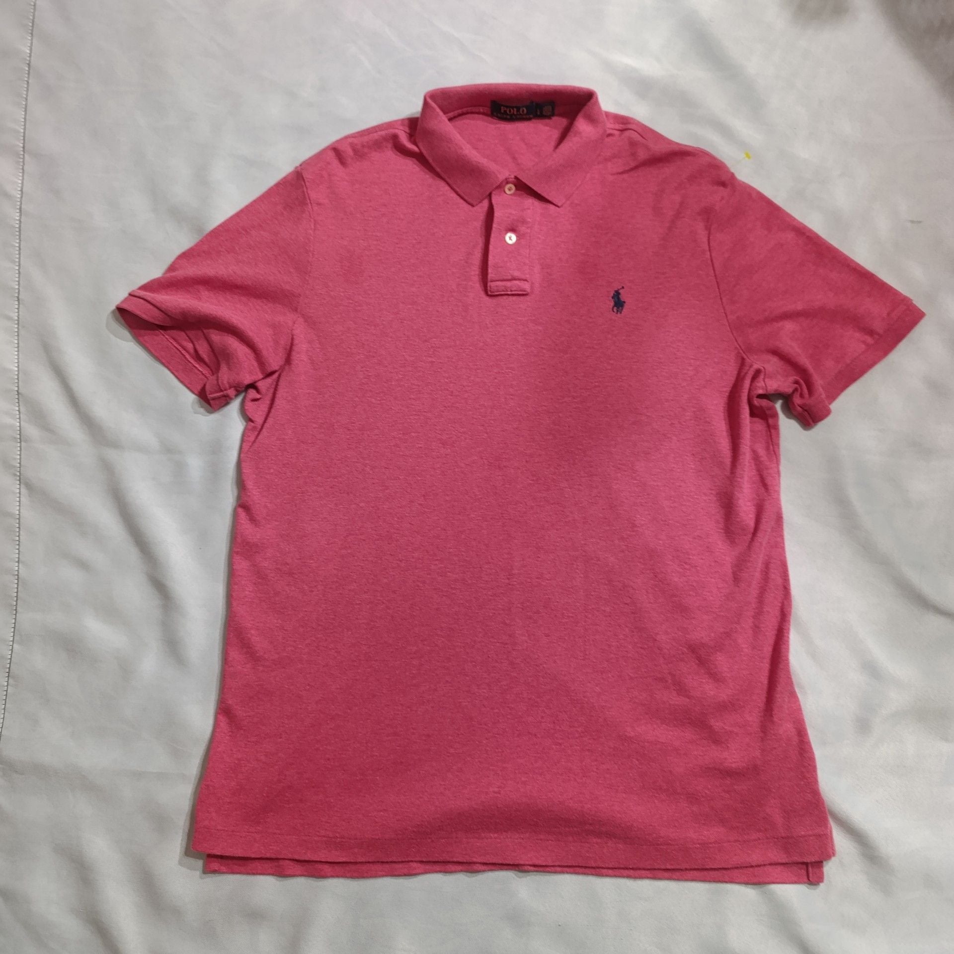 Polo Ralph Lauren Polo Shirt Size L Pink Cotton 2