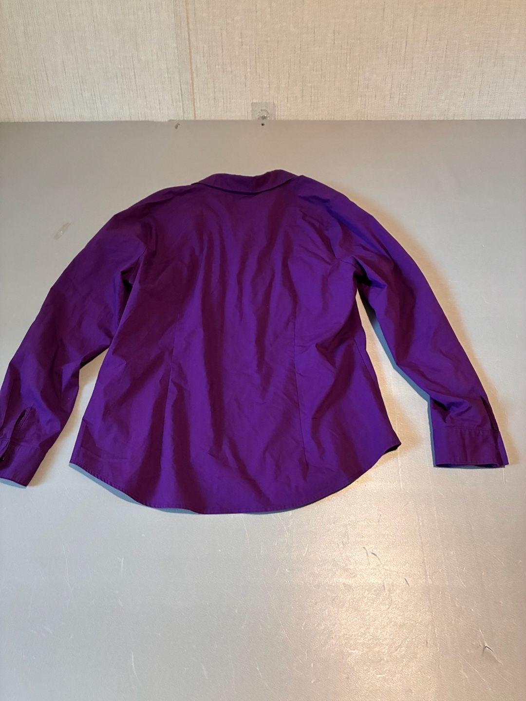 Worthington Blouse Size 18 Purple Long Sleeve Shirt 6