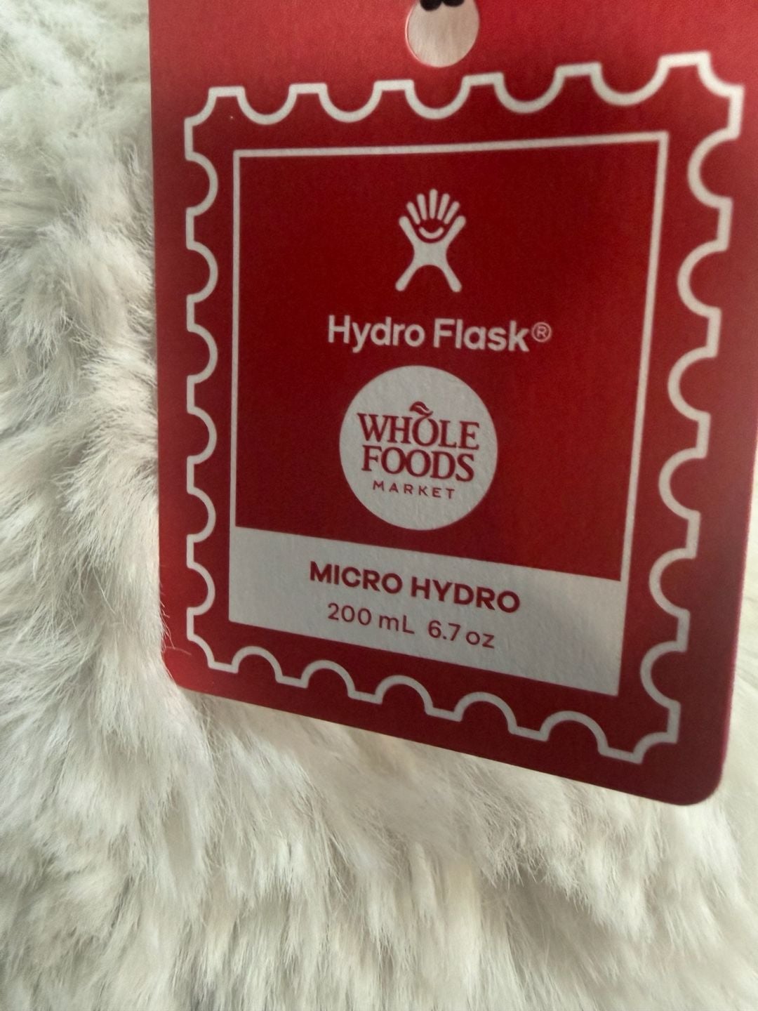 Hydro Flask Micro Hydro Water Bottle 6.7 oz Cherry Red 6