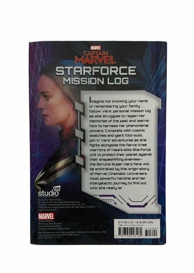 Marvel Captain Marvel Starforce Mission Log Hardcover Book 6
