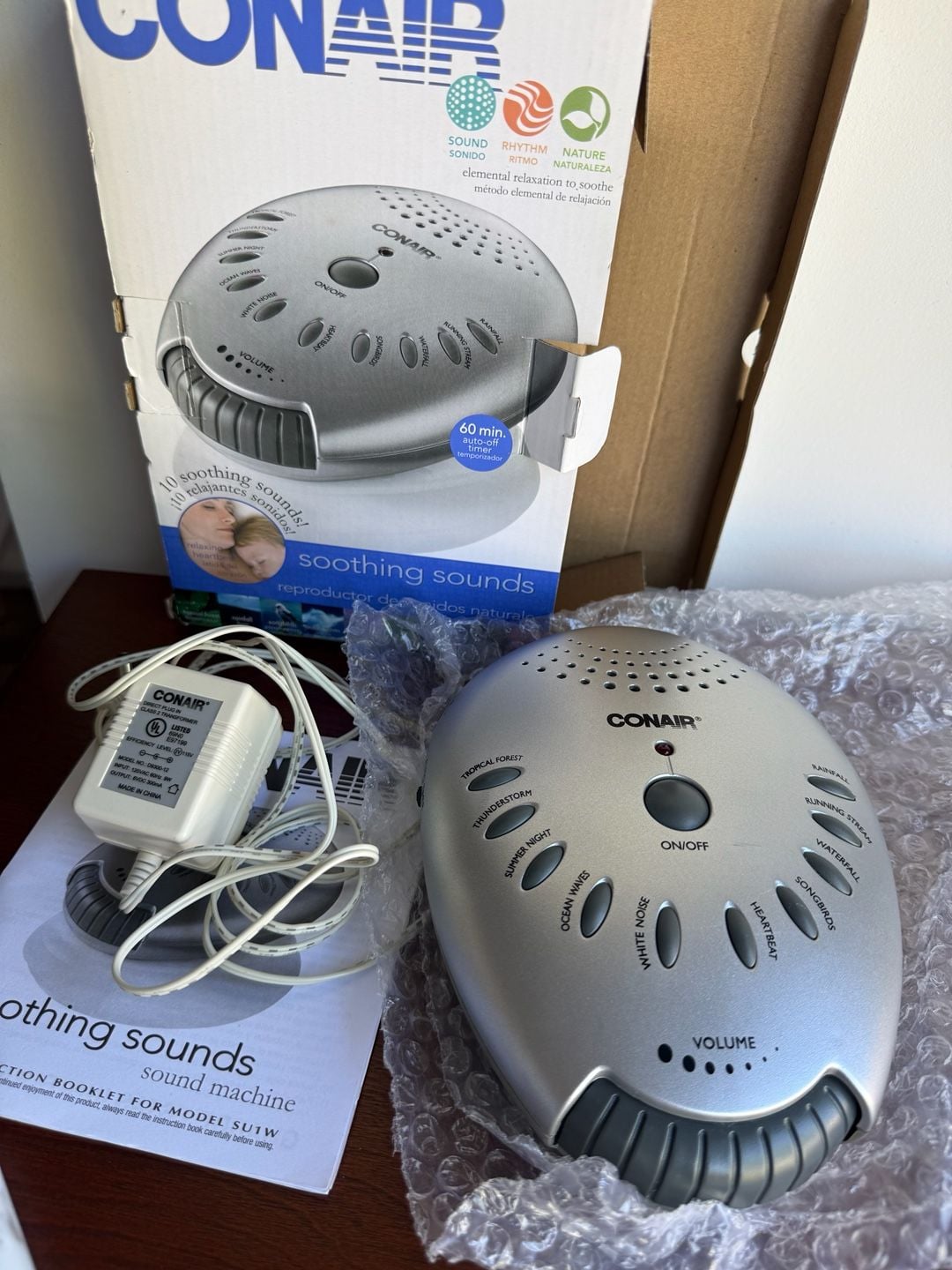 Conair Soothing Sounds Sound Machine SU1W 1