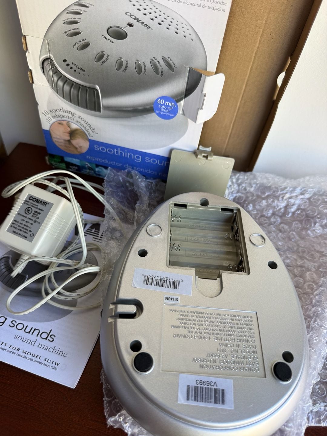 Conair Soothing Sounds Sound Machine SU1W 2