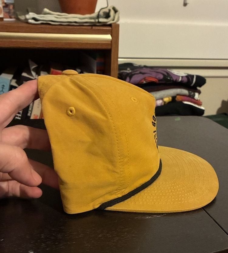 Richardson Goldwater Brewing Co Snapback Hat Yellow Black 3