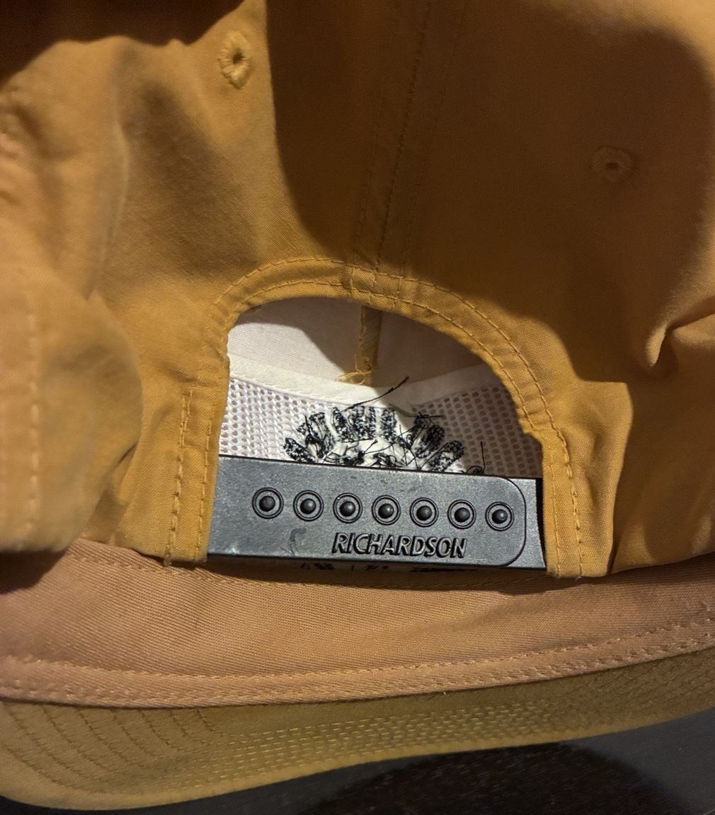 Richardson Goldwater Brewing Co Snapback Hat Yellow Black 4