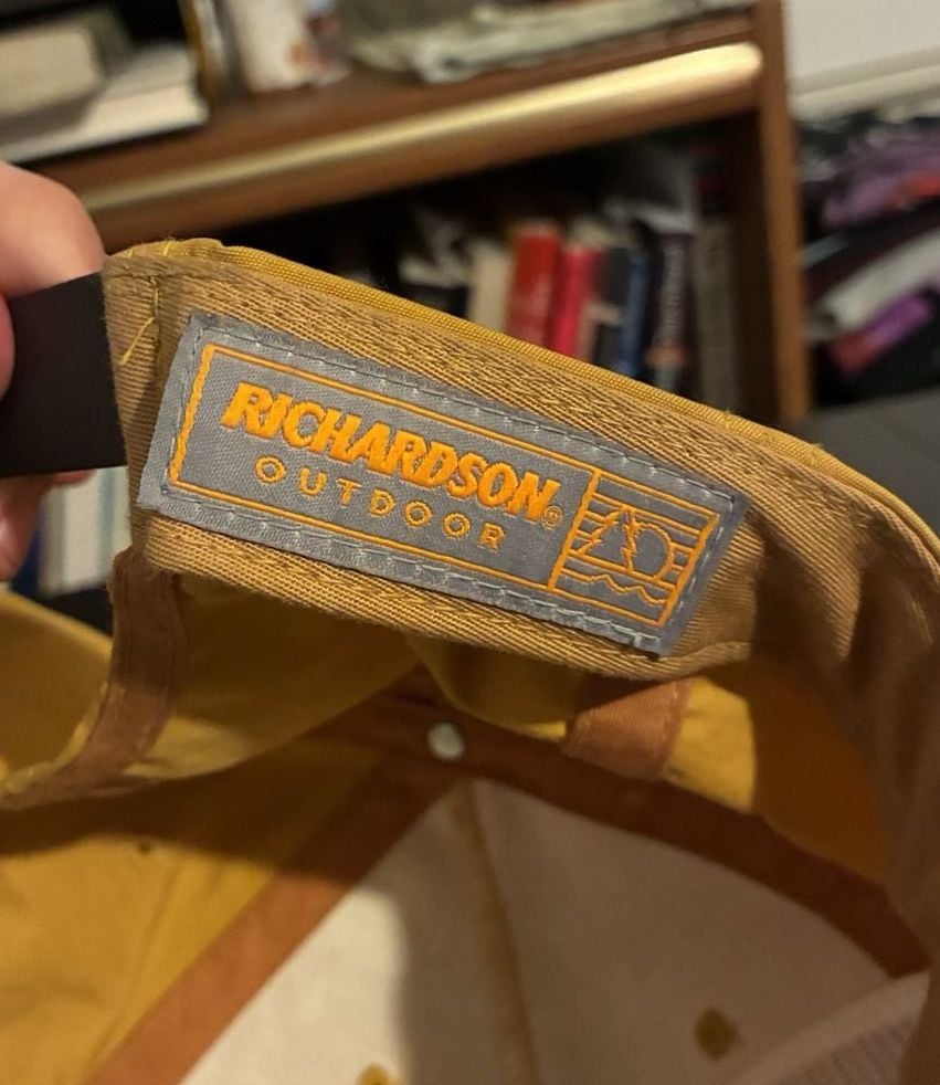 Richardson Goldwater Brewing Co Snapback Hat Yellow Black 6