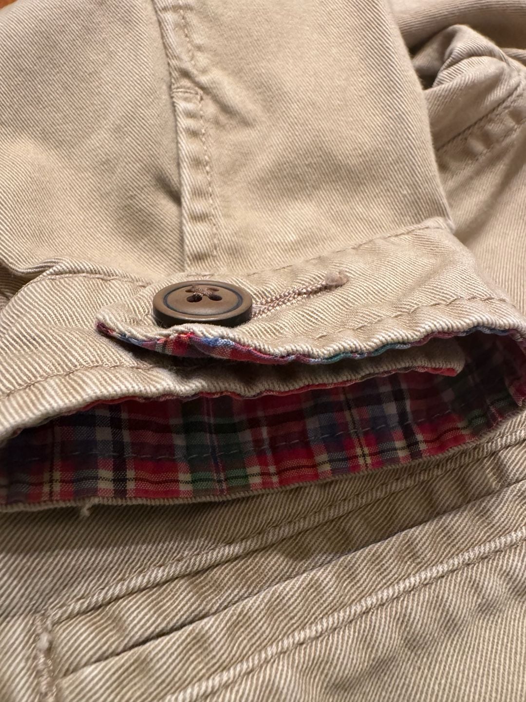 Ralph Lauren Polo Boy's Kid's Jacket Canvas size 6 Kahki h1601 5