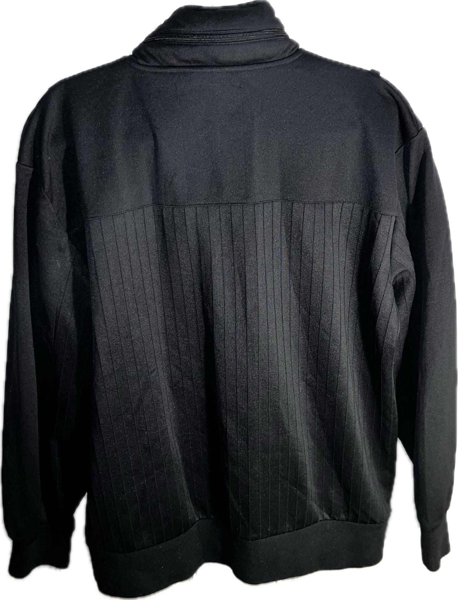 Marc Ecko Cut & Sew Jacket Size XL Black Full Zip Pinstripe Cotton Blend 3