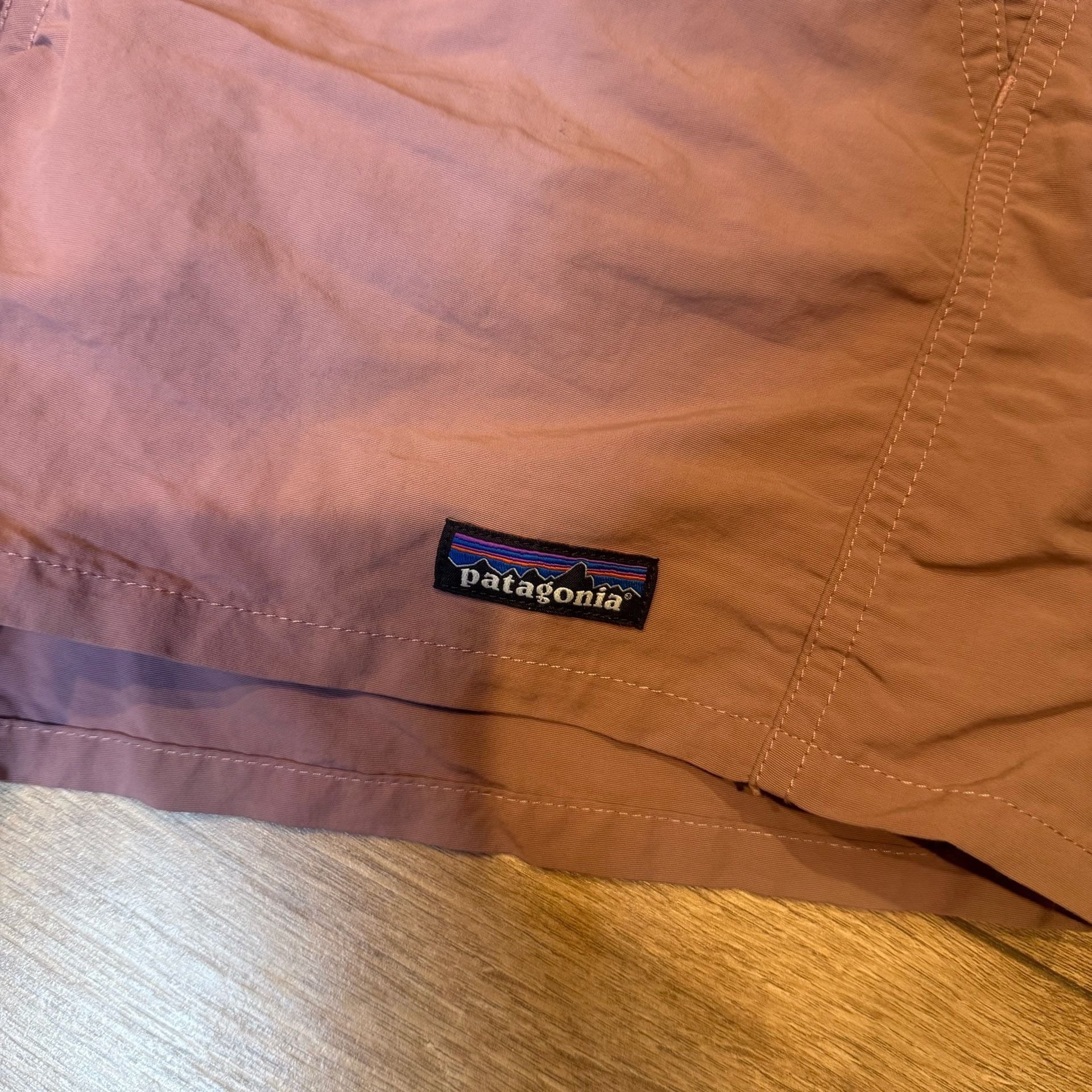 Patagonia Baggies Shorts Size S Mauve Pink 3