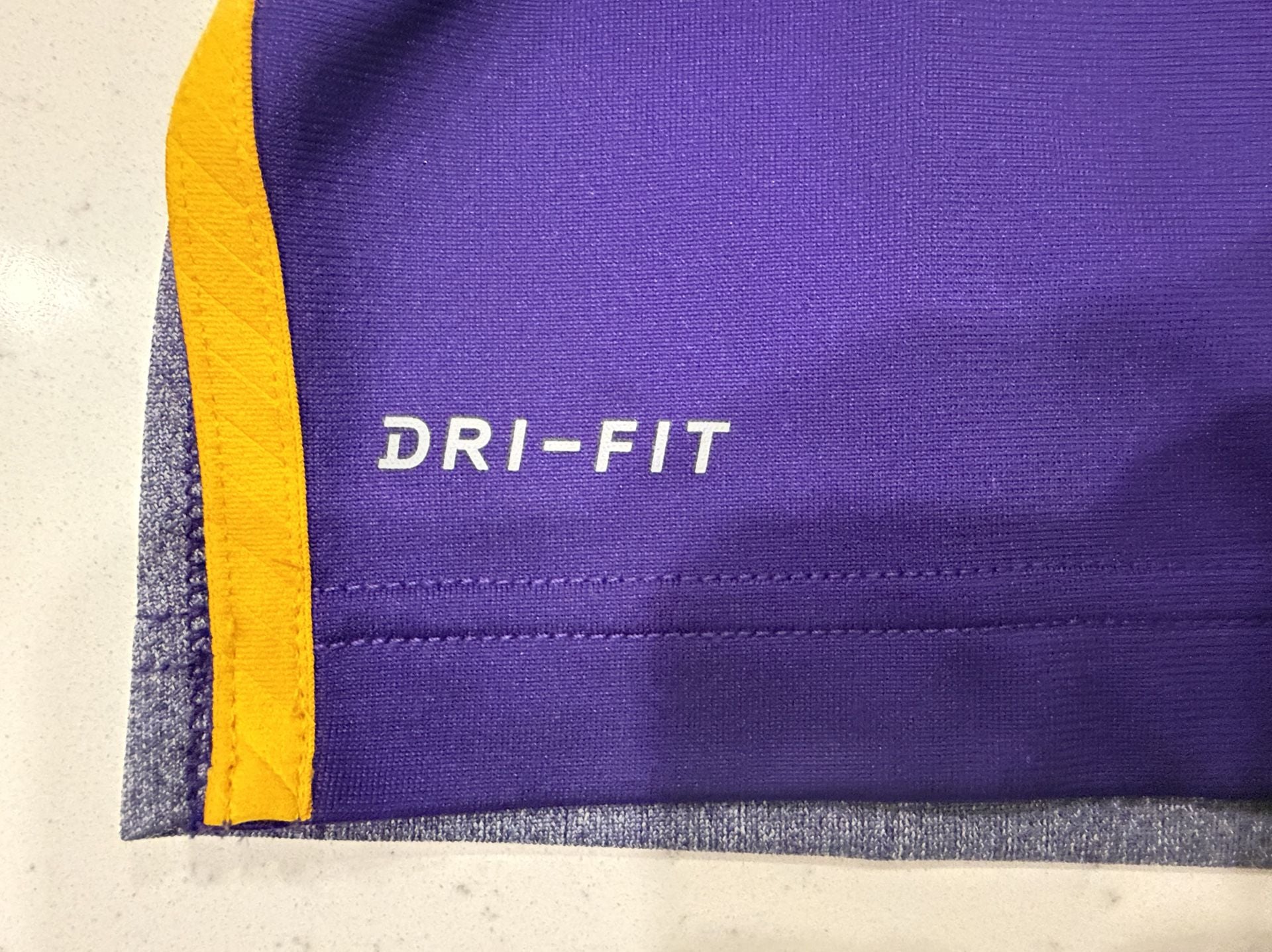 Nike LSU Tigers Dri-Fit 1/4 Zip Jacket Size S Purple Gray College 7