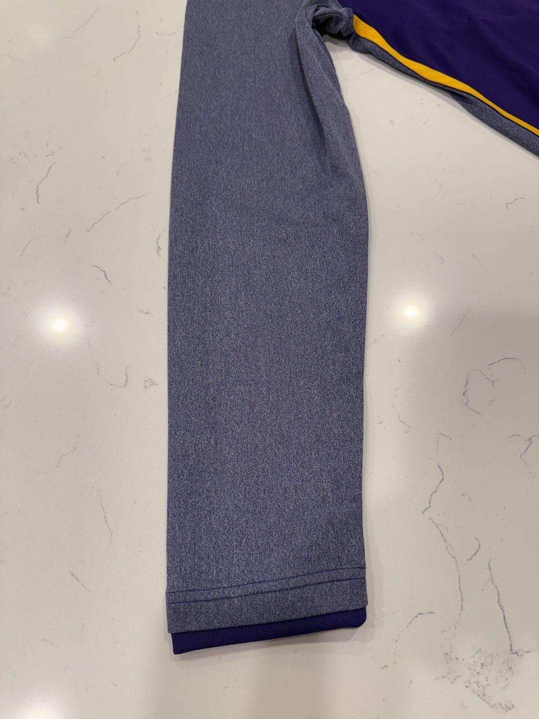 Nike LSU Tigers Dri-Fit 1/4 Zip Jacket Size S Purple Gray College 9