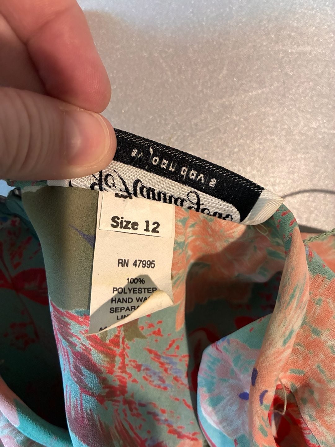 Jo Hanna York by Joan Davis Floral Blouse 6