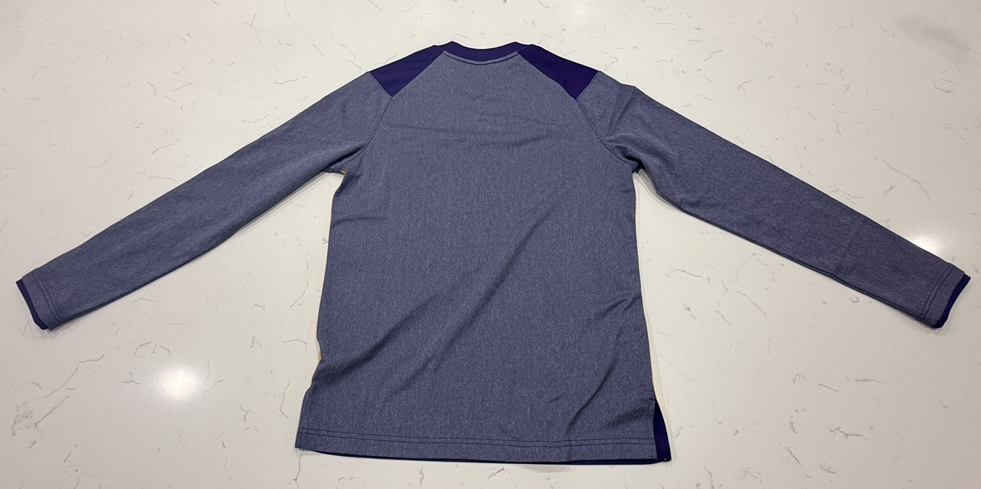 Nike LSU Tigers Dri-Fit 1/4 Zip Jacket Size S Purple Gray College 10