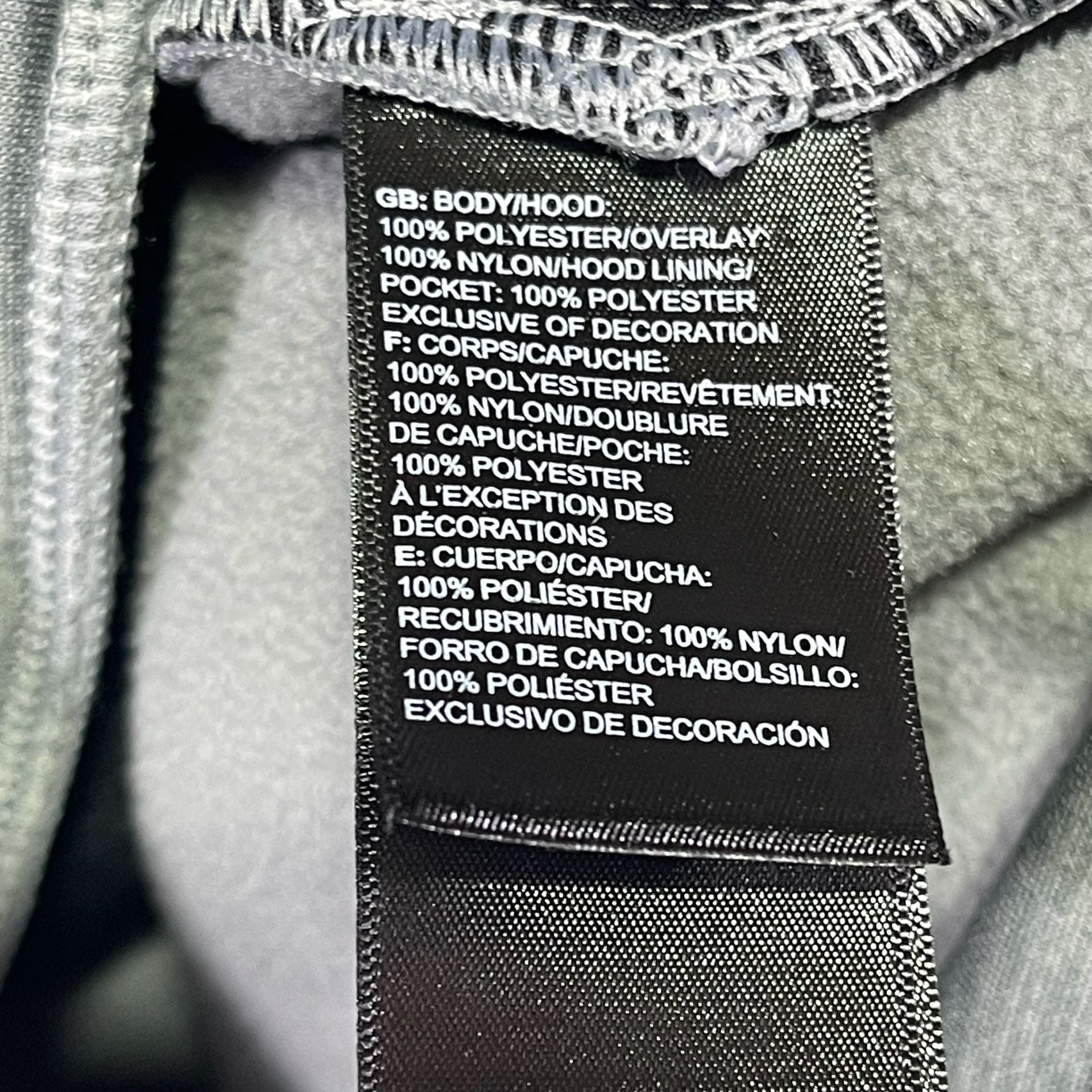 The North Face Hoodie Size M Gray Black Quarter Zip Pullover 5