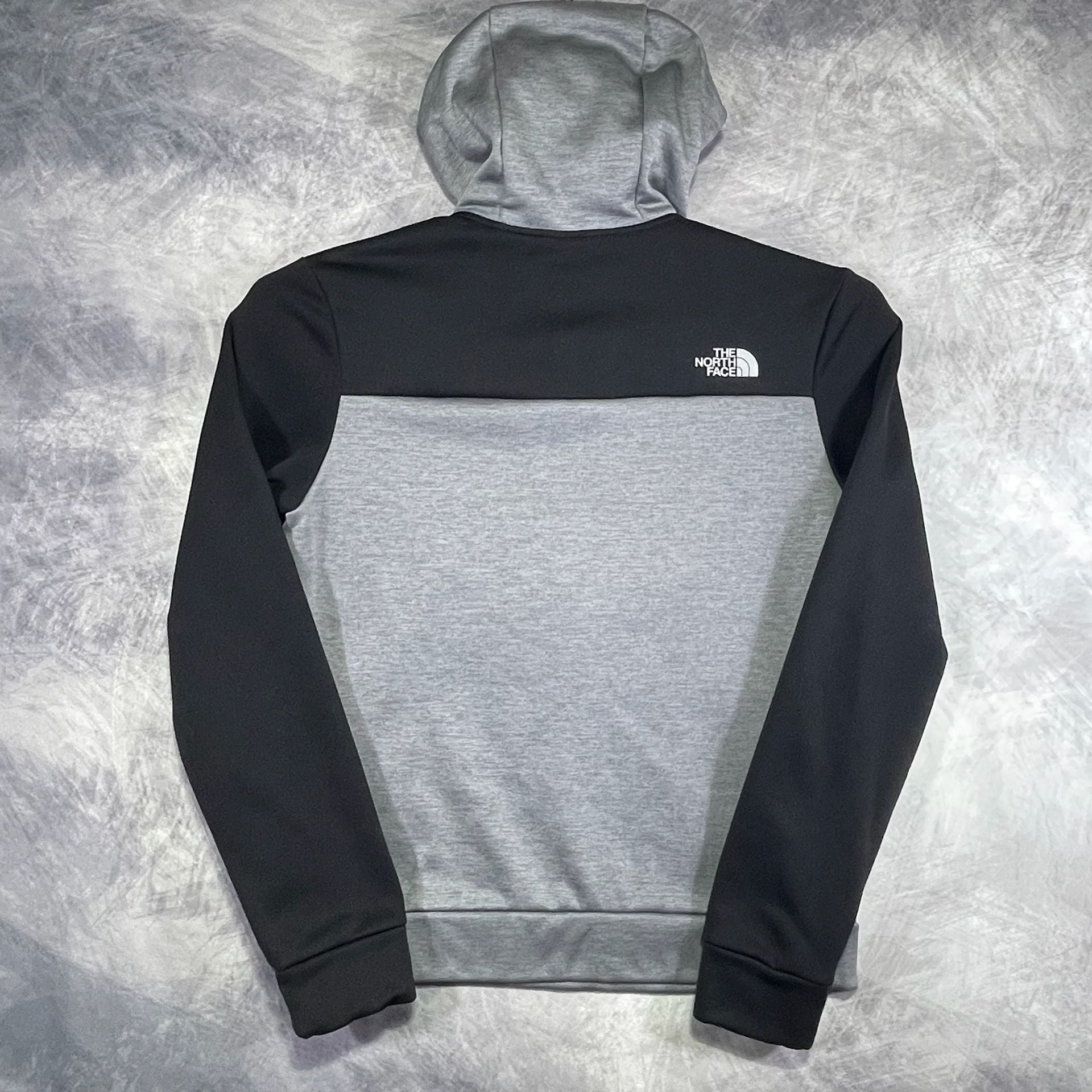 The North Face Hoodie Size M Gray Black Quarter Zip Pullover 6