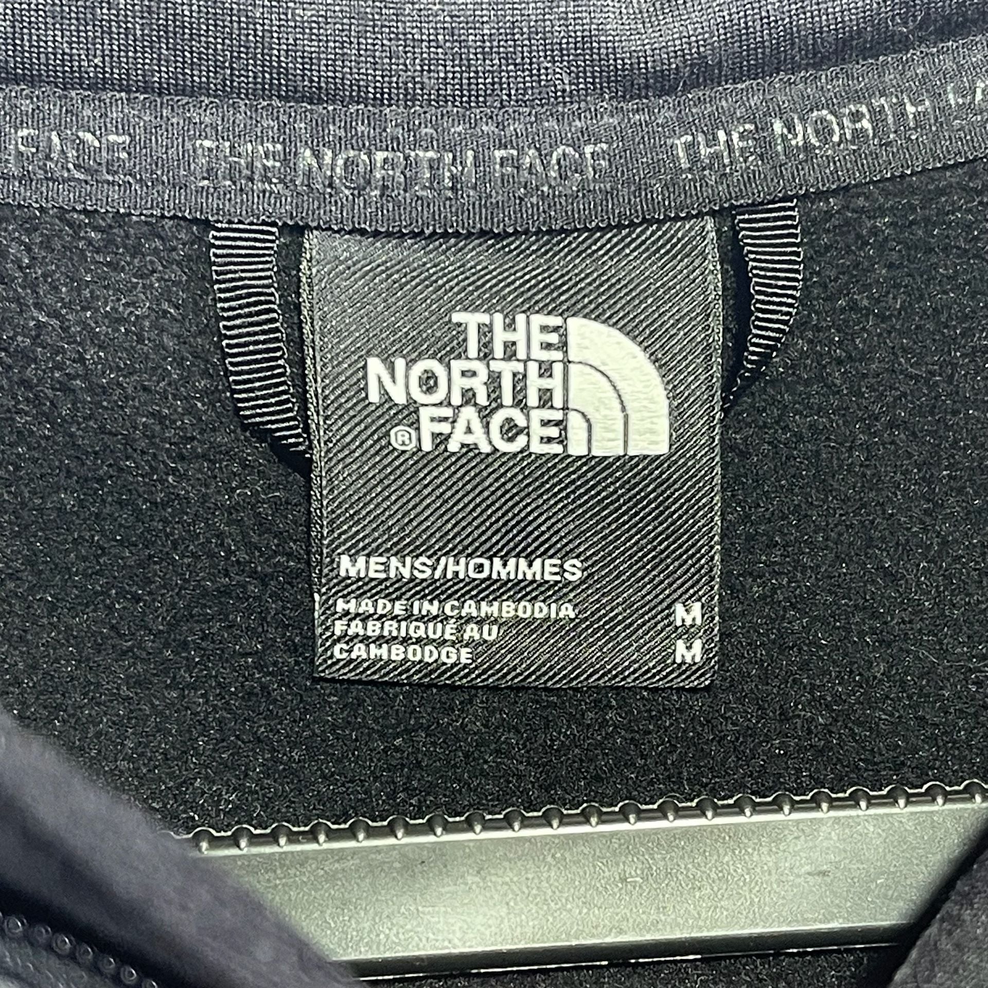 The North Face Hoodie Size M Gray Black Quarter Zip Pullover 7