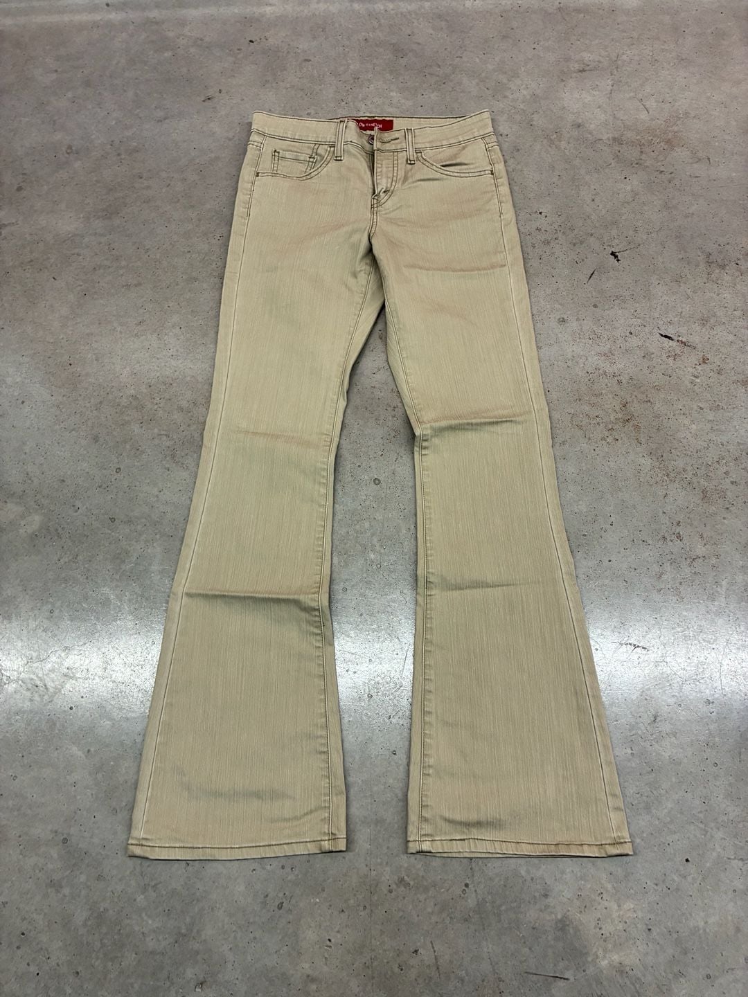 Levi's 519 Low Flare Jeans 5JR L=L Tan Low Stretch 3