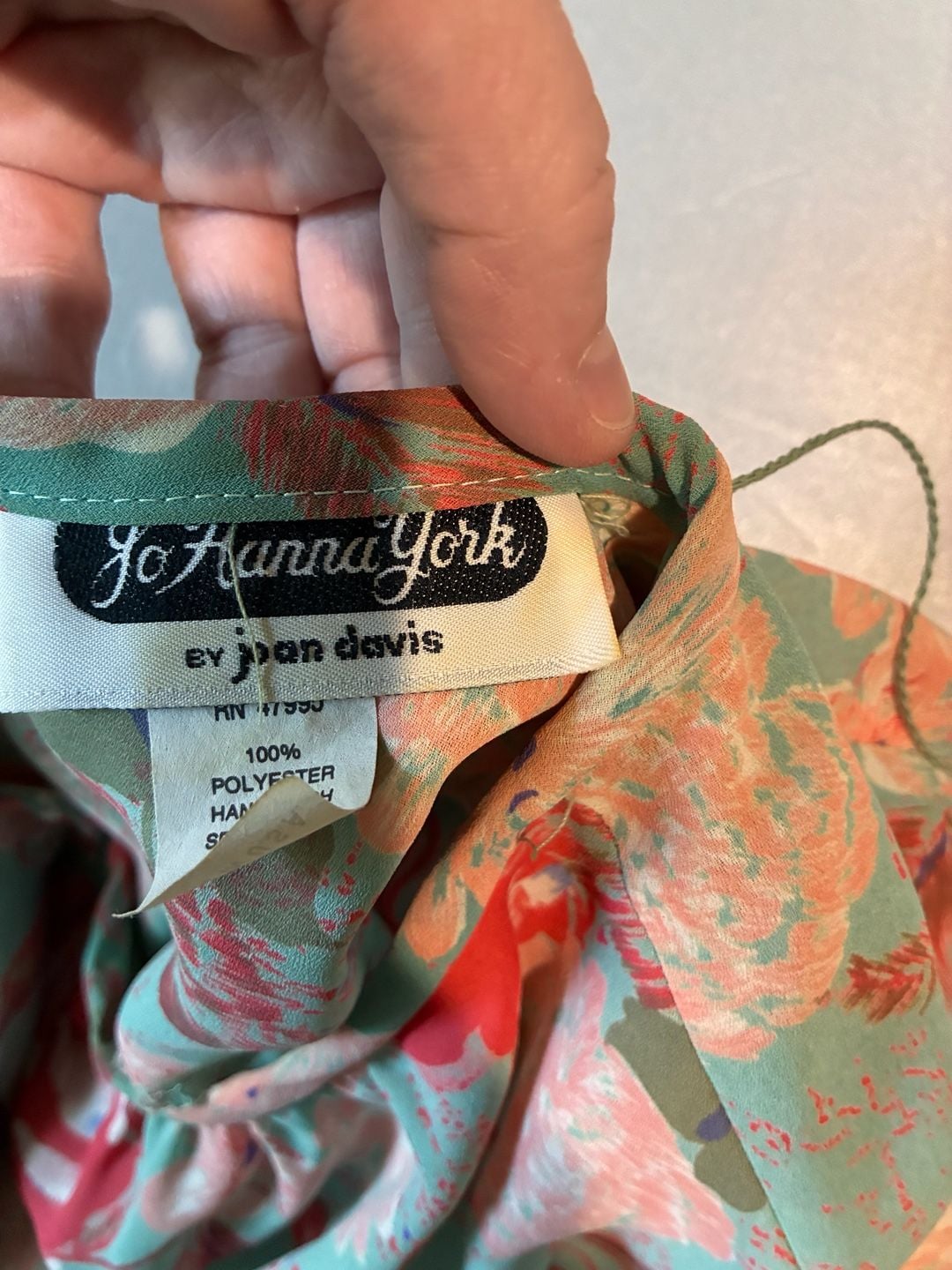 Jo Hanna York by Joan Davis Floral Blouse 3