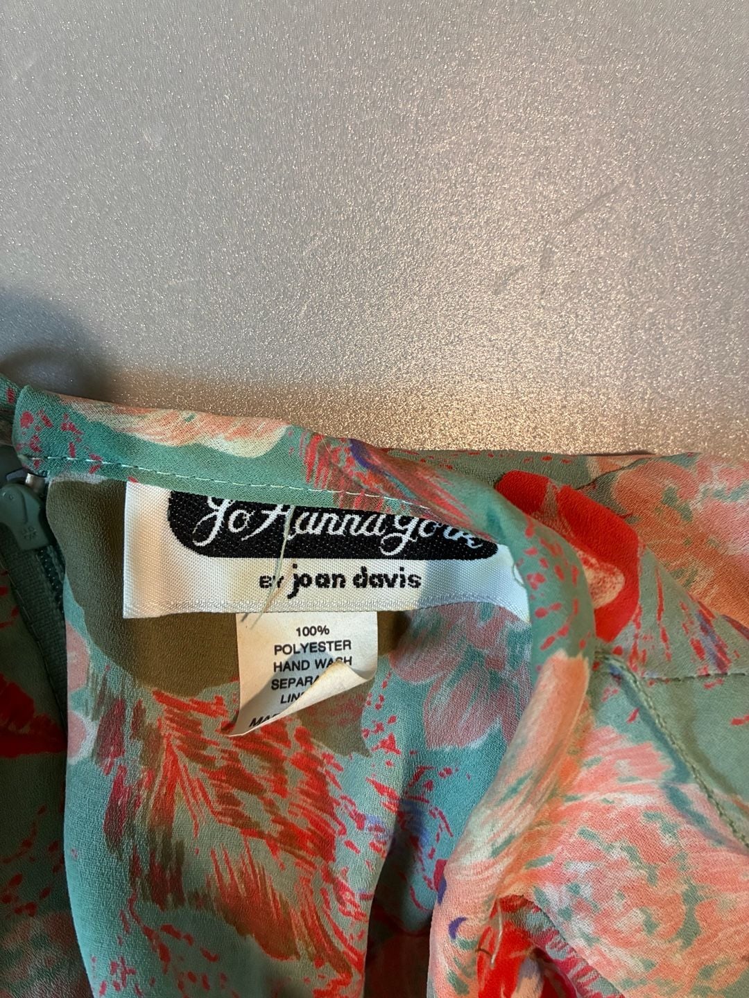 Jo Hanna York by Joan Davis Floral Blouse 4