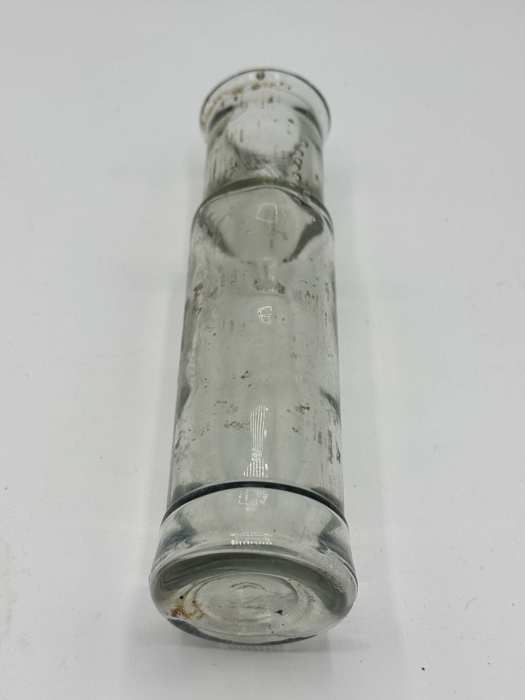 Vintage Clear Glass Laboratory Chemistry Cylinder Tube Vessel 5