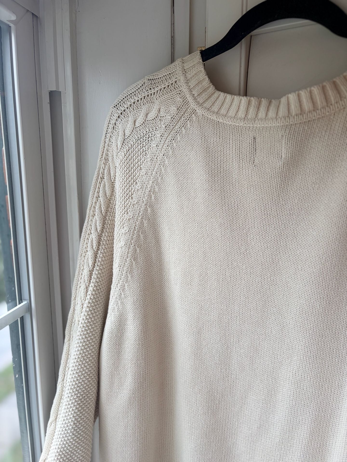 Gap Cable Knit Cotton Crewneck Sweater Collegiate Prep Fishermancore 8