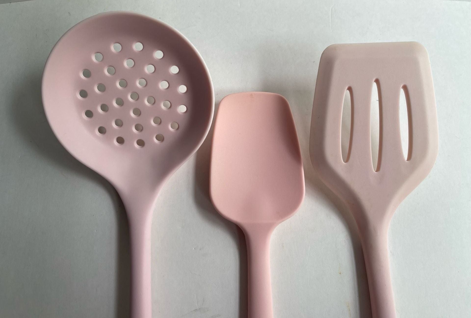 Silicone Kitchen Utensils Set 11 Piece Pink Cooking Tools Non Stick 3