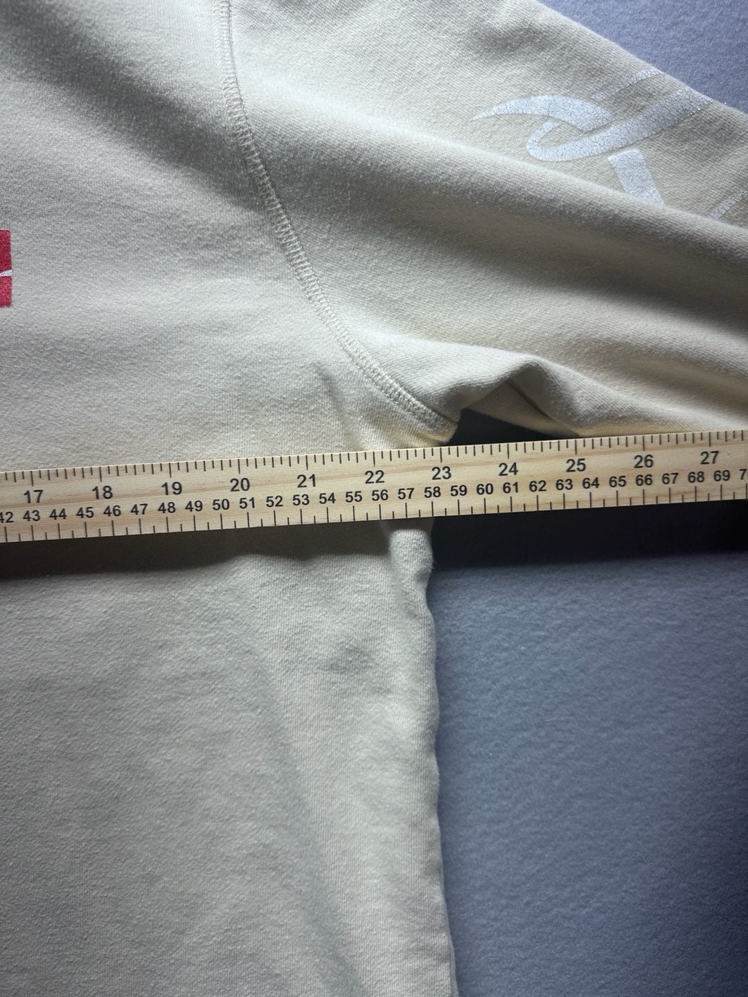Beentrill x Coca Cola Hoodie Size L Beige Graphic Pullover Sweatshirt 5