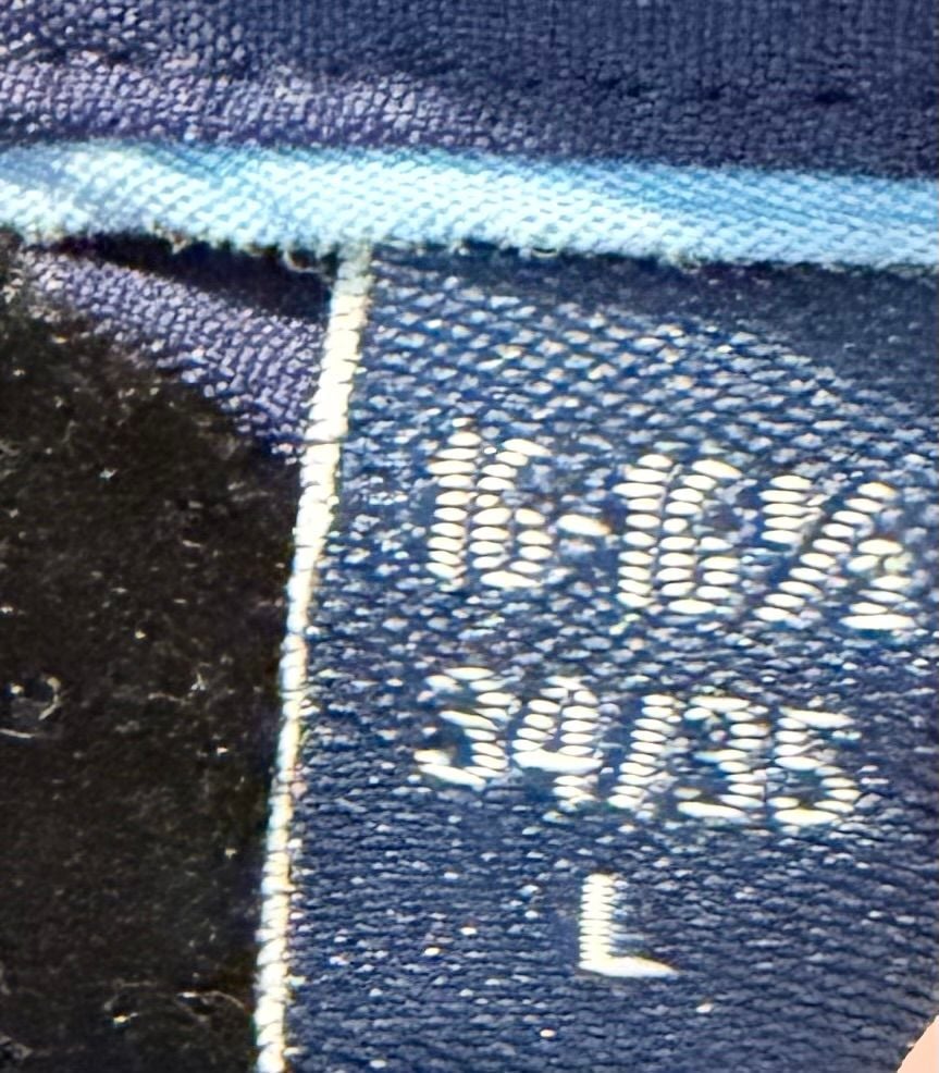 Nautica Slim Fit Dress Shirt 16-16.5 34/35 Blue Long Sleeve 5
