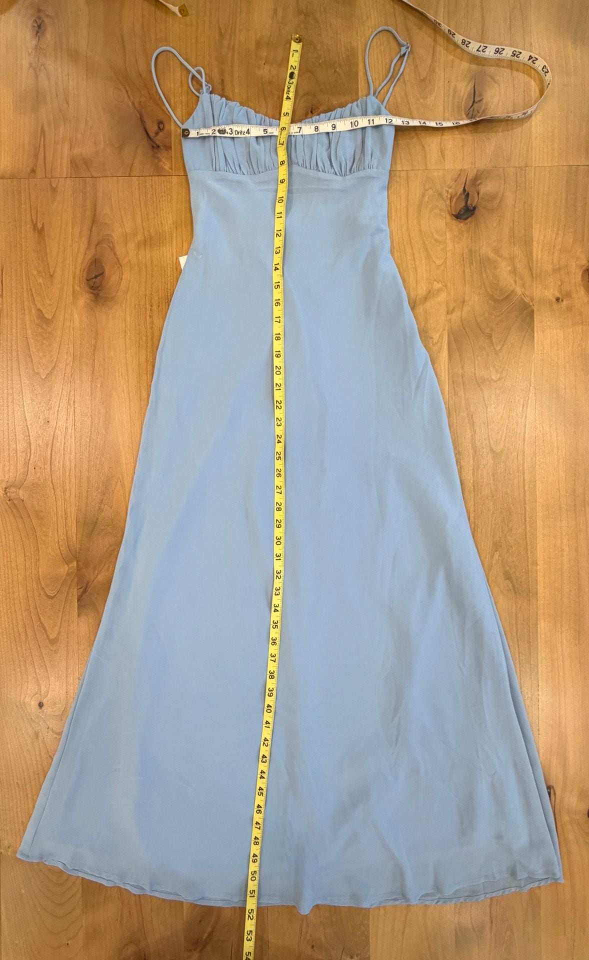 Saints & Secrets Dress Light Blue Midi Size XS 3