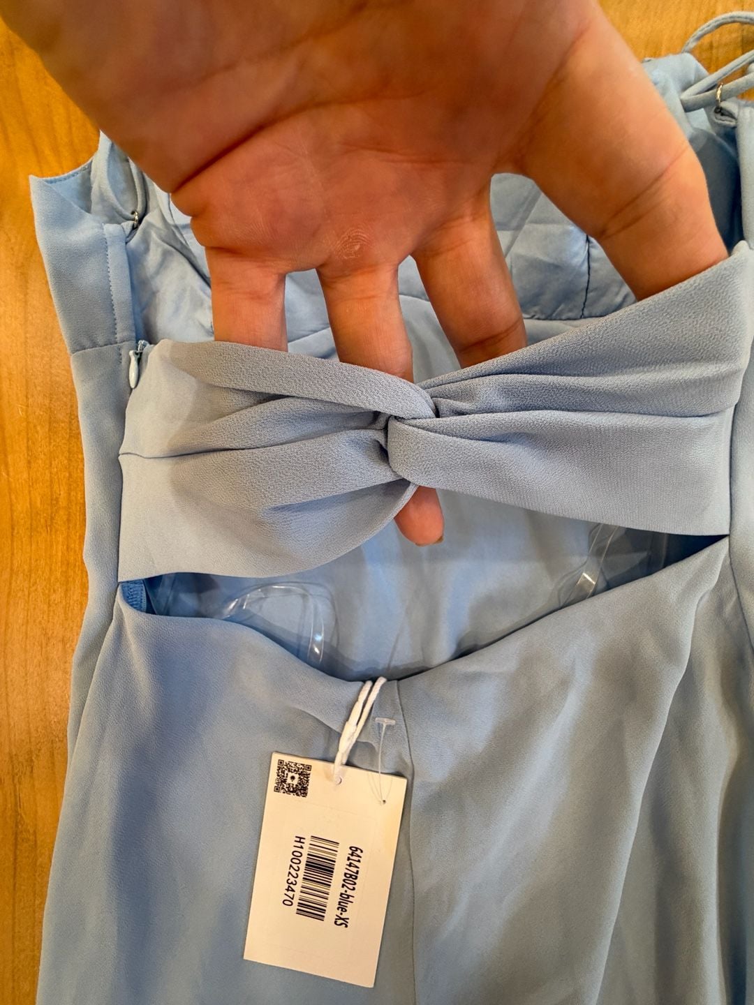 Saints & Secrets Dress Light Blue Midi Size XS 8