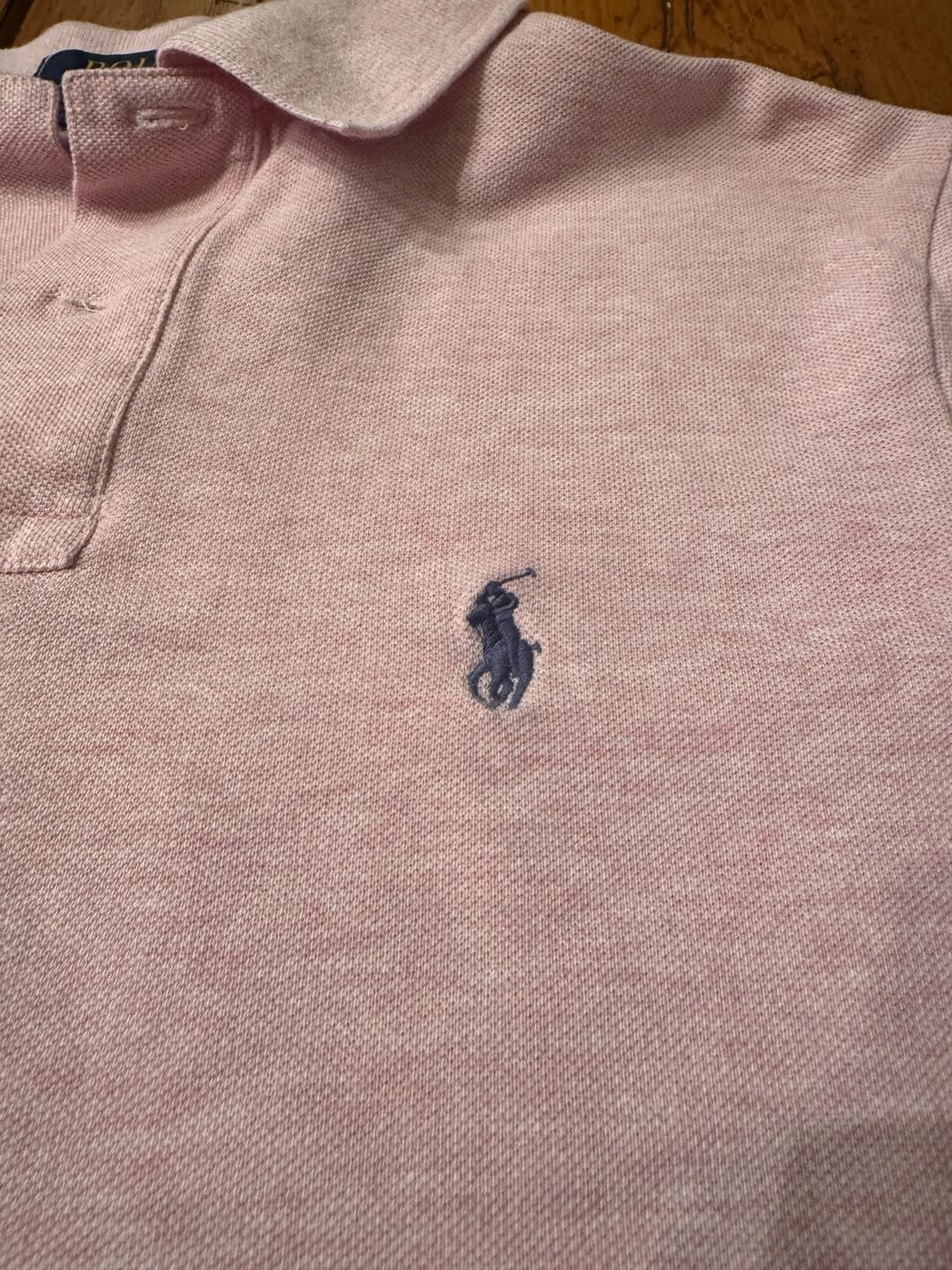 Polo Ralph Lauren Custom Slim Fit Polo Shirt Size S Pink h1602 4