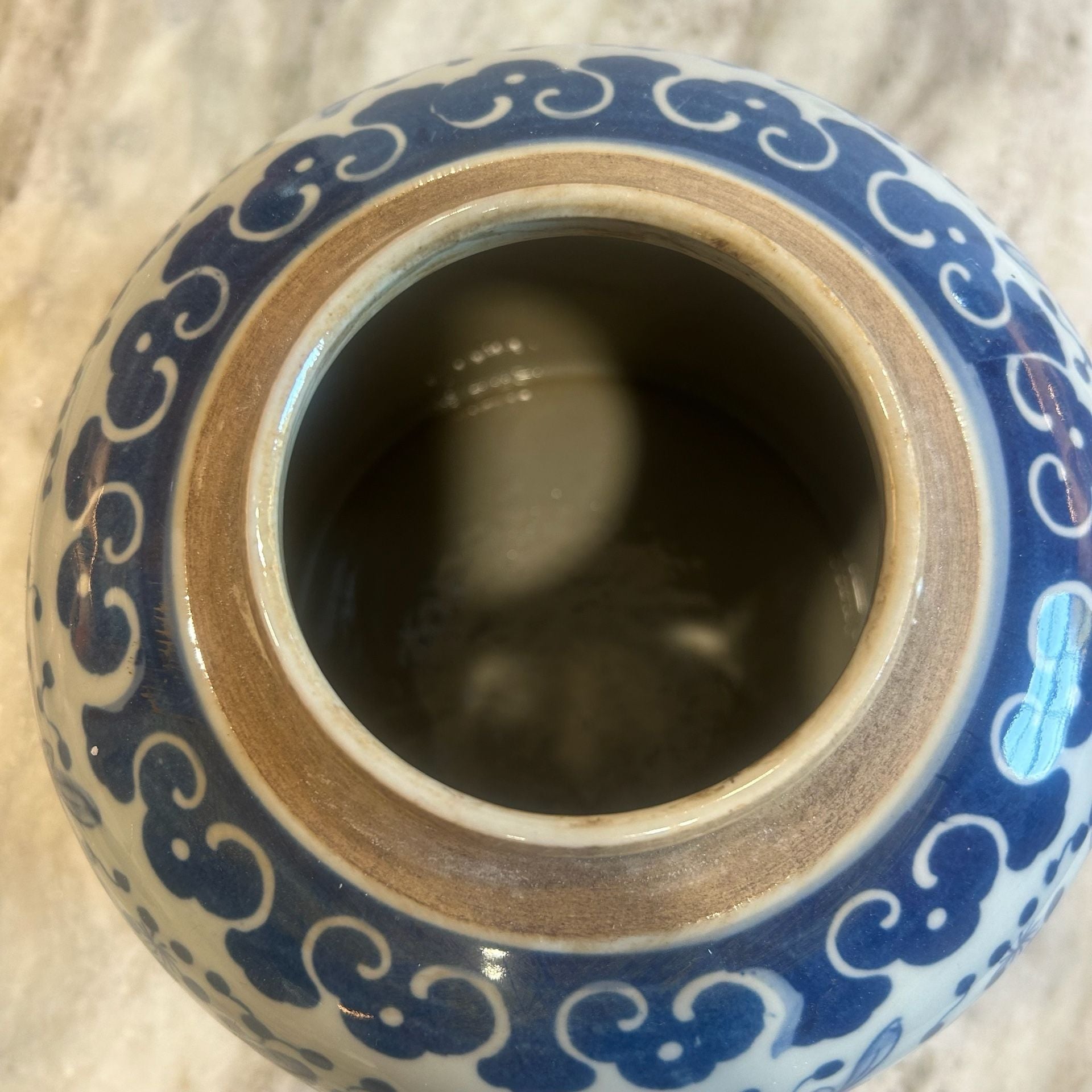 Legend Accents Blue And White Ming Jar Butterfly 4
