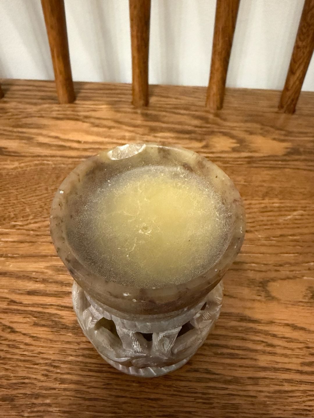 Handcrafted Carved Soapstone Oil Burner and Aroma Diffuser 2