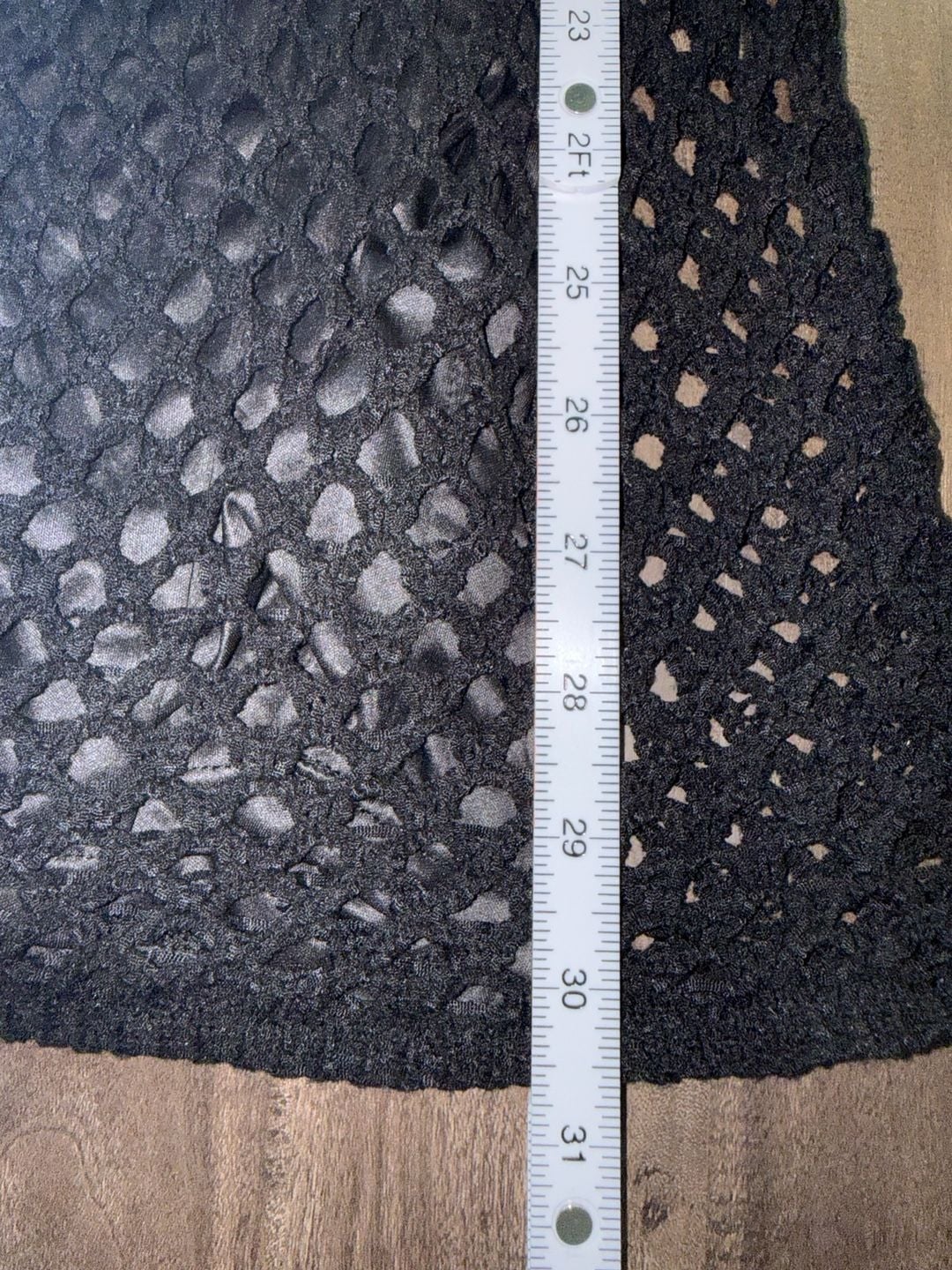 Pull&Bear Crochet Dress Size XS Black Open Knit Mini Dress 7