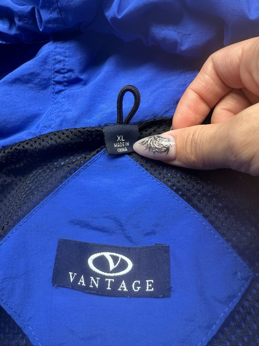 Bud Light Vintage Anorak Jacket Blue Size L 4