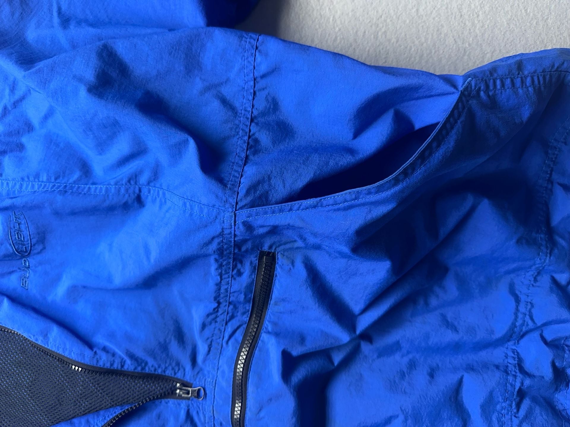 Bud Light Vintage Anorak Jacket Blue Size L 9