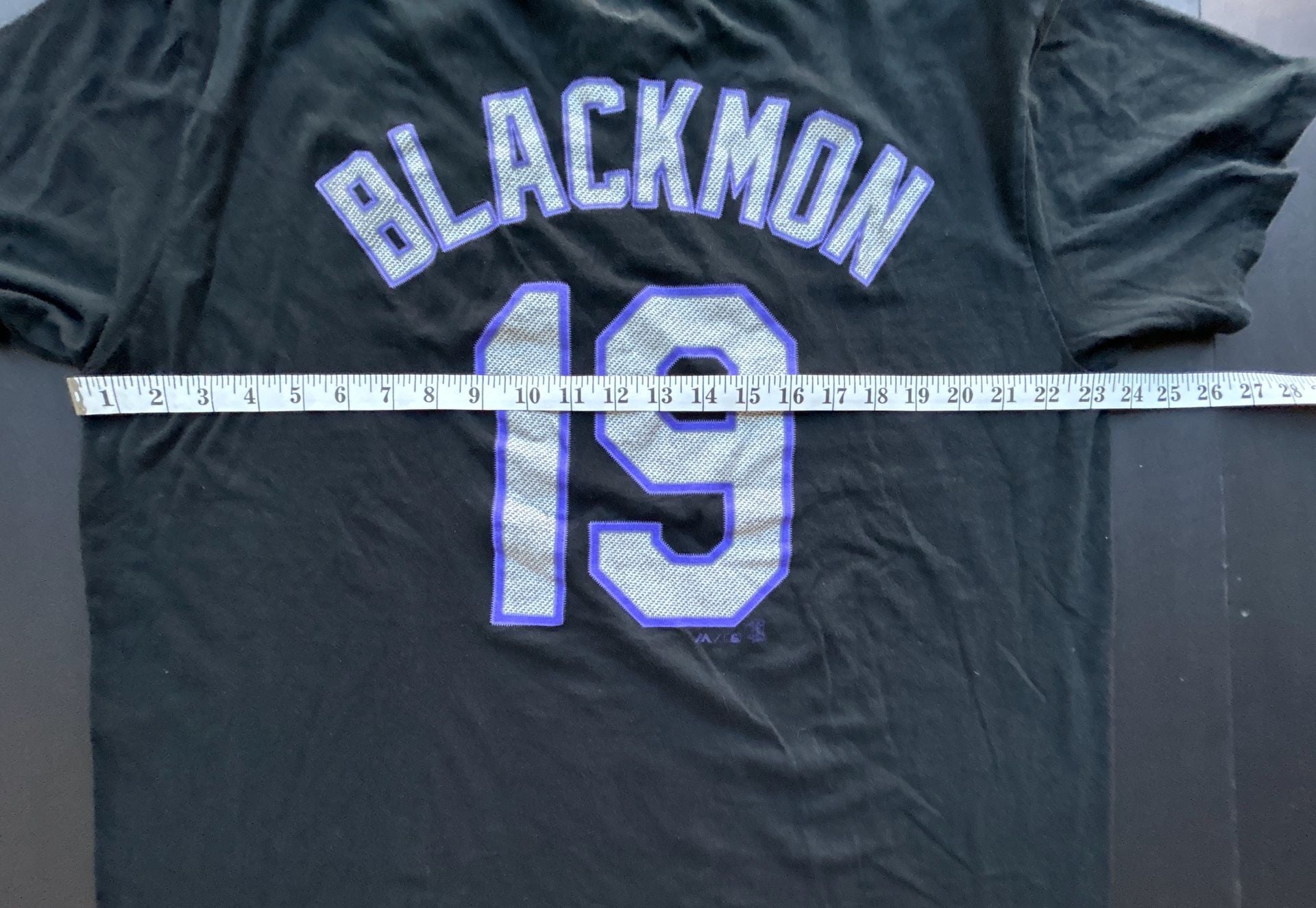 Majestic Colorado Rockies Blackmon 19 T-Shirt XL Black 5