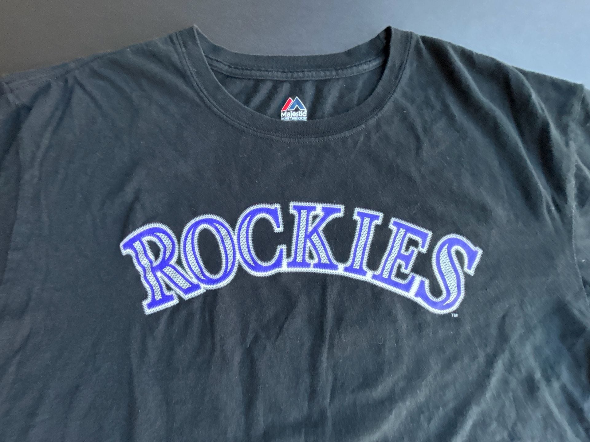 Majestic Colorado Rockies Blackmon 19 T-Shirt XL Black 6