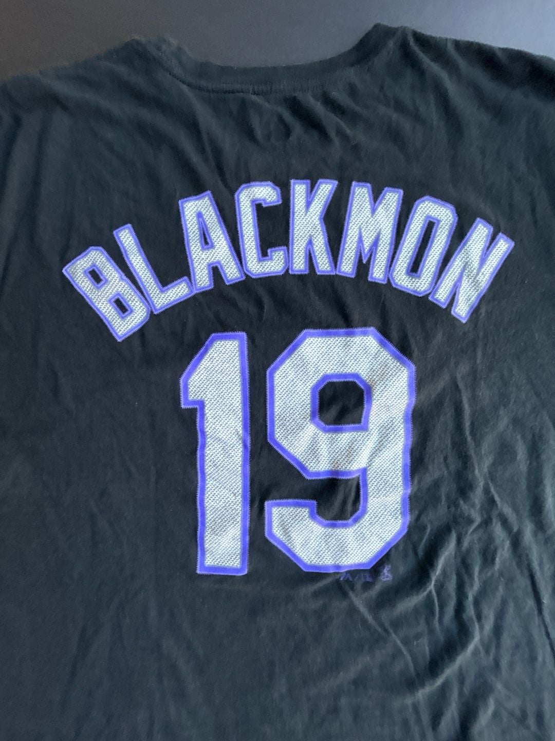 Majestic Colorado Rockies Blackmon 19 T-Shirt XL Black 8