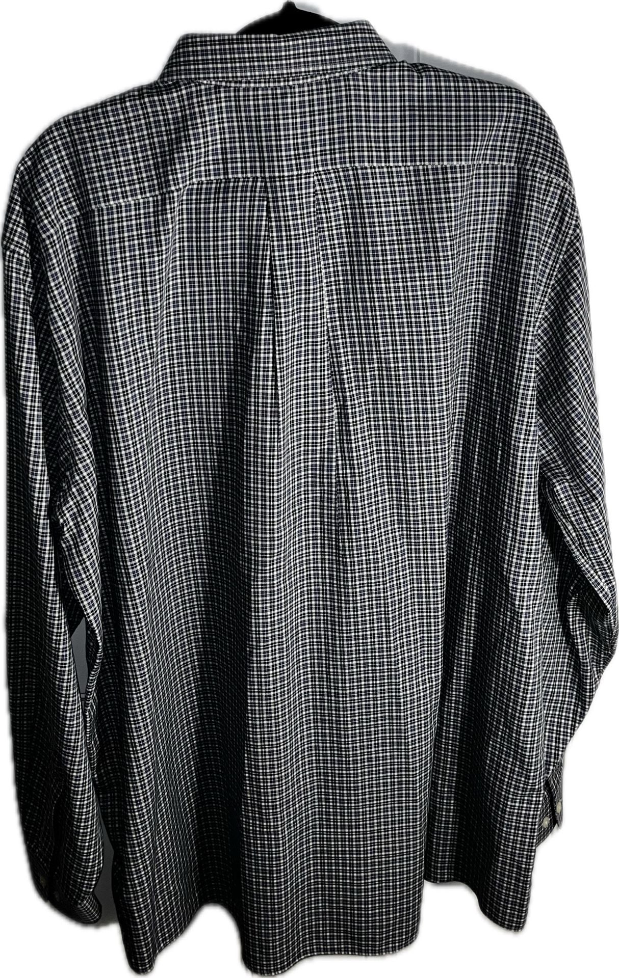 L.L. Bean Plaid Long Sleeve Button Down Shirt 3